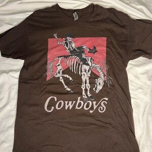 Skeleton Rodeo Cowboy T-Shirt